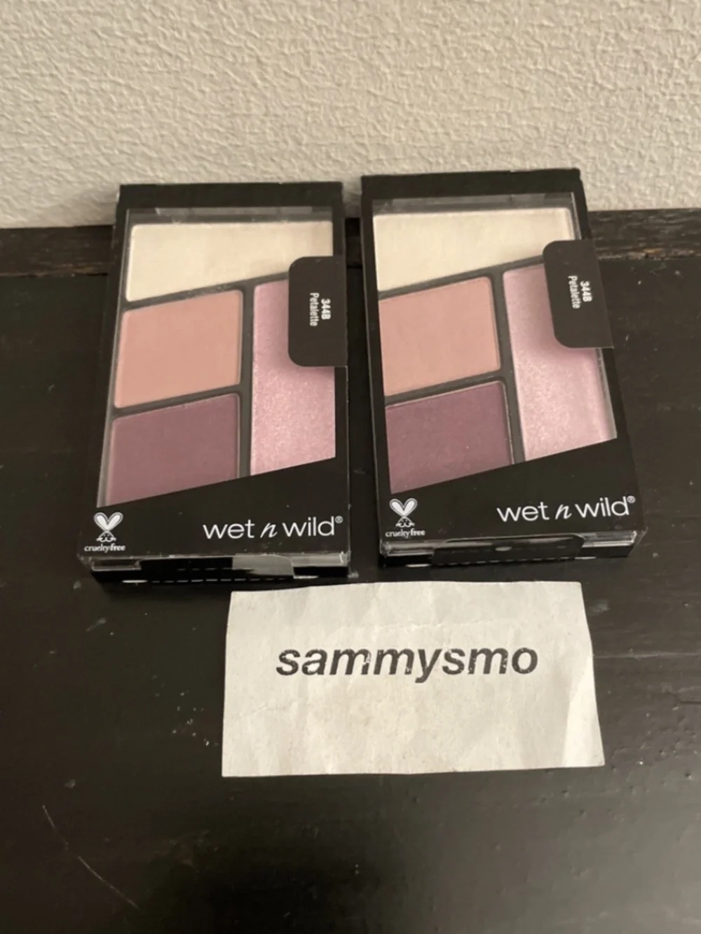 Wet N Wild Coloricon Eyeshadow Quad Palette 344 B Petalette x2